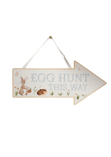 The Egg Hunt This Way Sign from Gisela Graham is a playful garden accessory designed to add seasonal character to outdoor spaces. Featuring a clear “Egg Hunt This Way” message, it makes a fun decorative addition to a garden during Easter. Its sign format gives it a practical decorative purpose, helping to create a playful focal point as part of a seasonal garden display.
